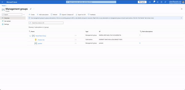 Add Subscription to Management Group