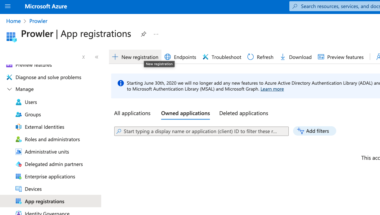 New Registration