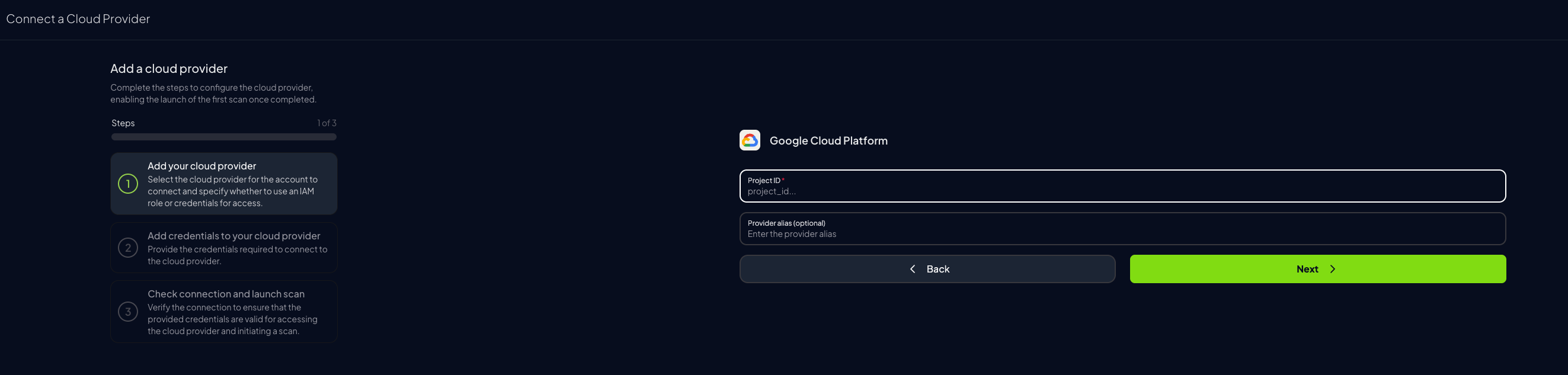 Add Project ID